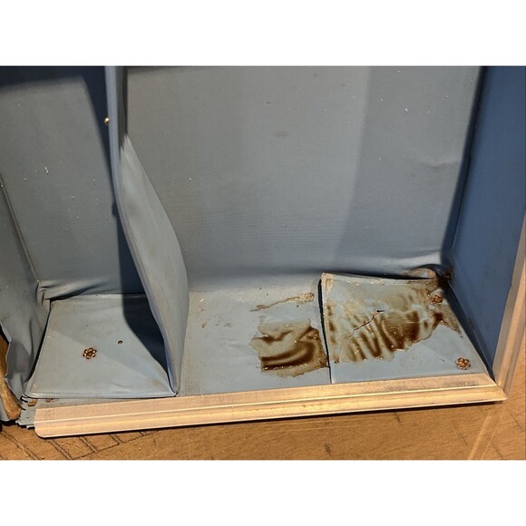 Vintage 1964 Mattel Inc Barbie & Friends Doll Large Trunk Blue Case SPP - Picture 10 of 11